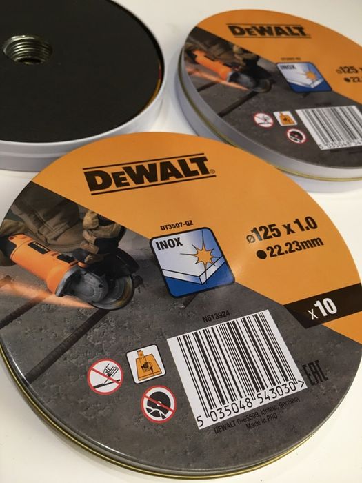 DeWALT  DT3507-QZ Диск за Ъглошлайф 125мм за неръждаема стомана INOX