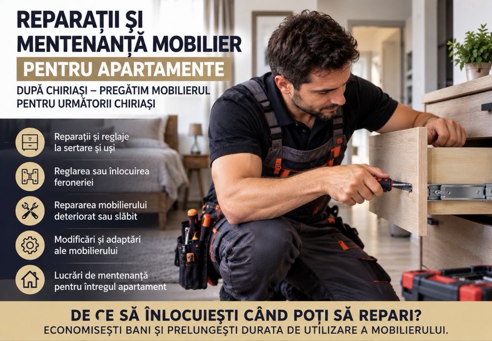 Reparatii si mentenanta mobilier
