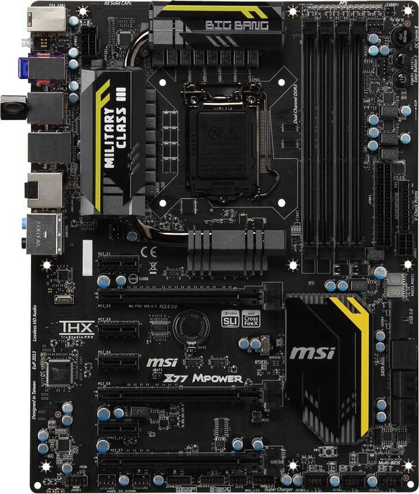 Дъно Дънна платка MSI Z77 MPOWER LGA 1155 DDR3 OVERCLOCK