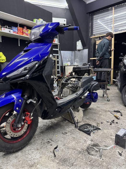 Скутер мото ремонт