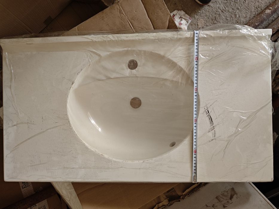 Мрамор Полимерна Мивка - 3 модела