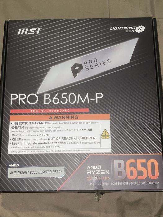 Pro B650m-p чисто нова