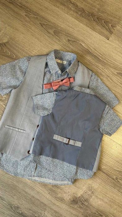 Костюм на мальчика Next (рубашка, жилетка, бабочка) - 1-2 и 8-9 лет