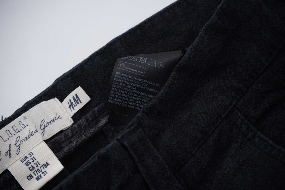 Pantaloni 55% IN 45% bumbac - H&M - EUR 31 S-M