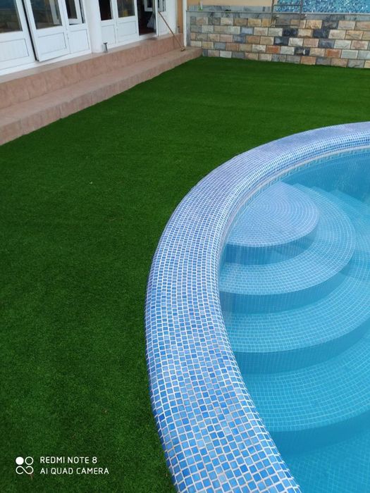 Бассейн ва дачаларга газон стена
