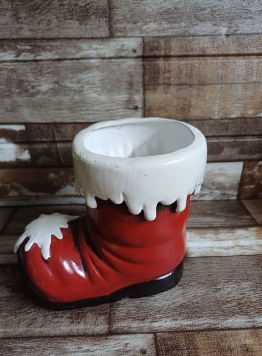 Порцеланов коледен ботуш