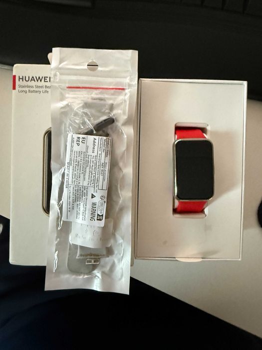 Ceas Smartwatch Huawei Watch Fit Elegant Curea Cadou