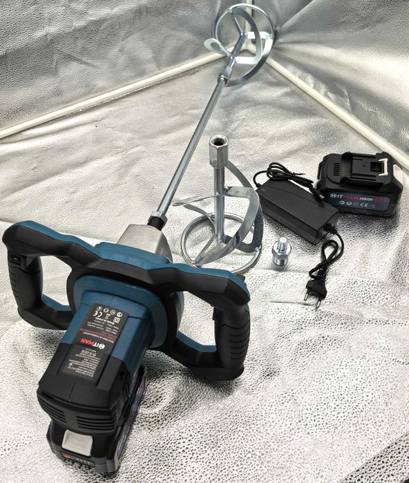 Mixer vopsele & mortar 2x62V – Mobilitate totala