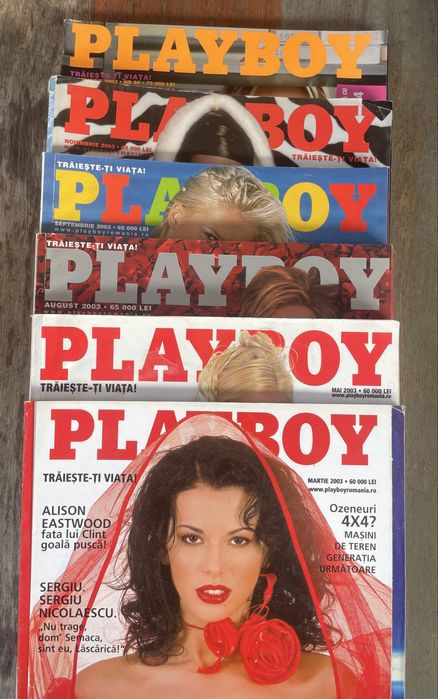 Colectie reviste Playboy - 12 lei buc.