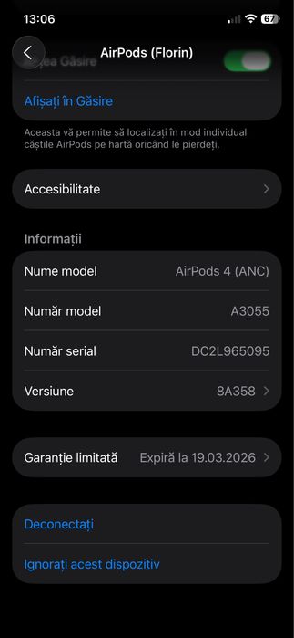 AirPods 4 active noise canceling