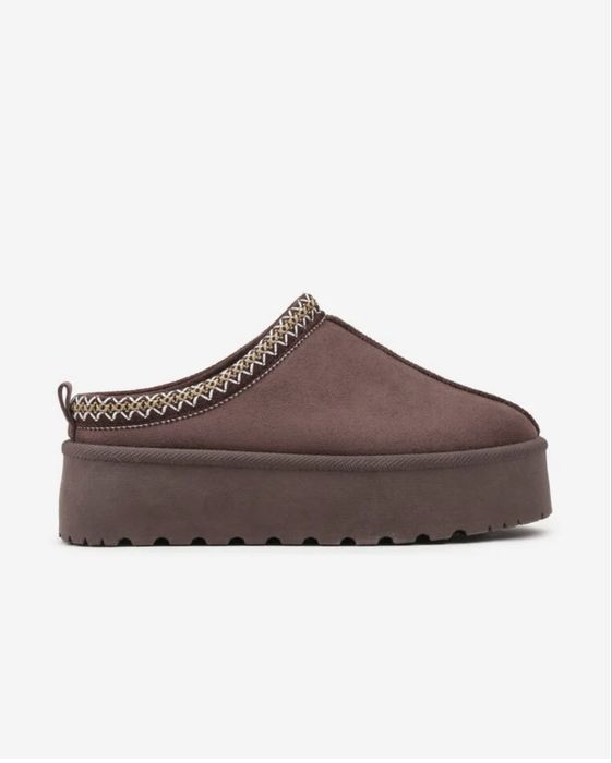 Papuci maro, nou, mărime 37, 23,5 cm