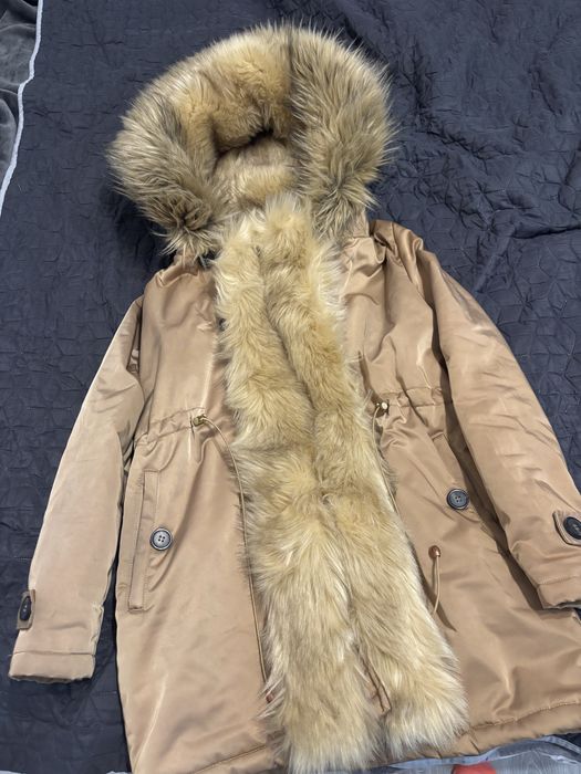 Уникално дамско яке с пух
