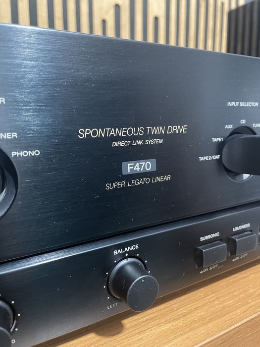 Sony ta-f470 amplificator 80w x2 traf toroidal vand / schimb