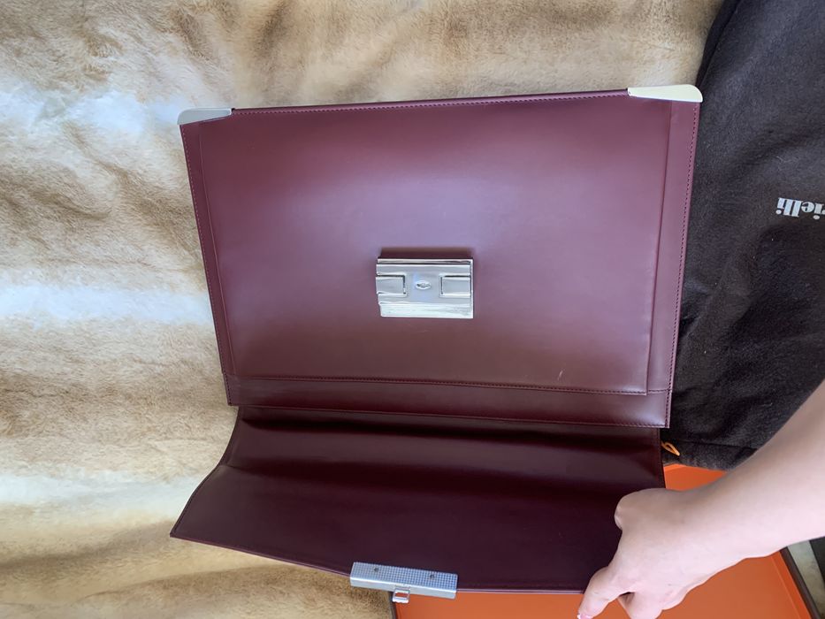 Geanta acte/ servieta barbat de piele