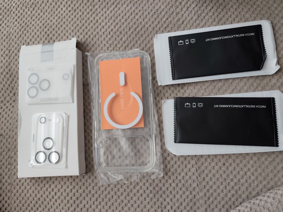 iPhone 17 Pro Max Стъклен Протектор + Кейс + Протектор за камери