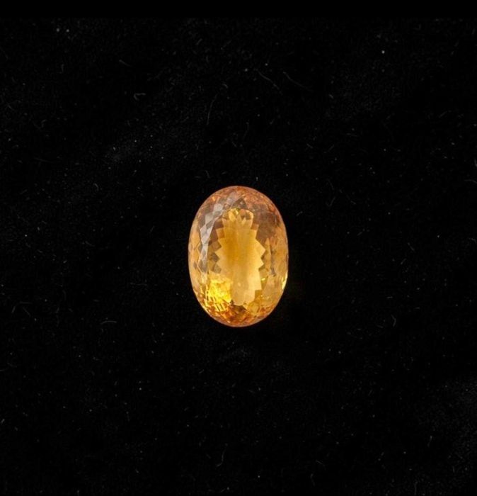 Citrin natural gigant 35.09 ct - Sigilat