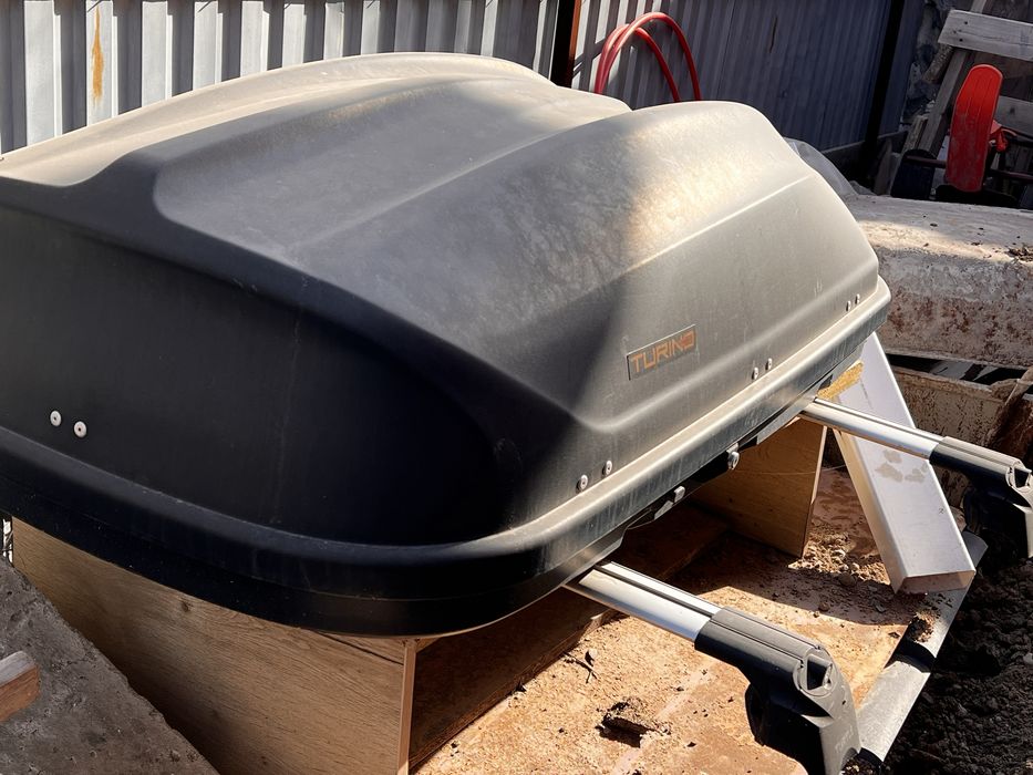 Багажный бокс  с рейлингом