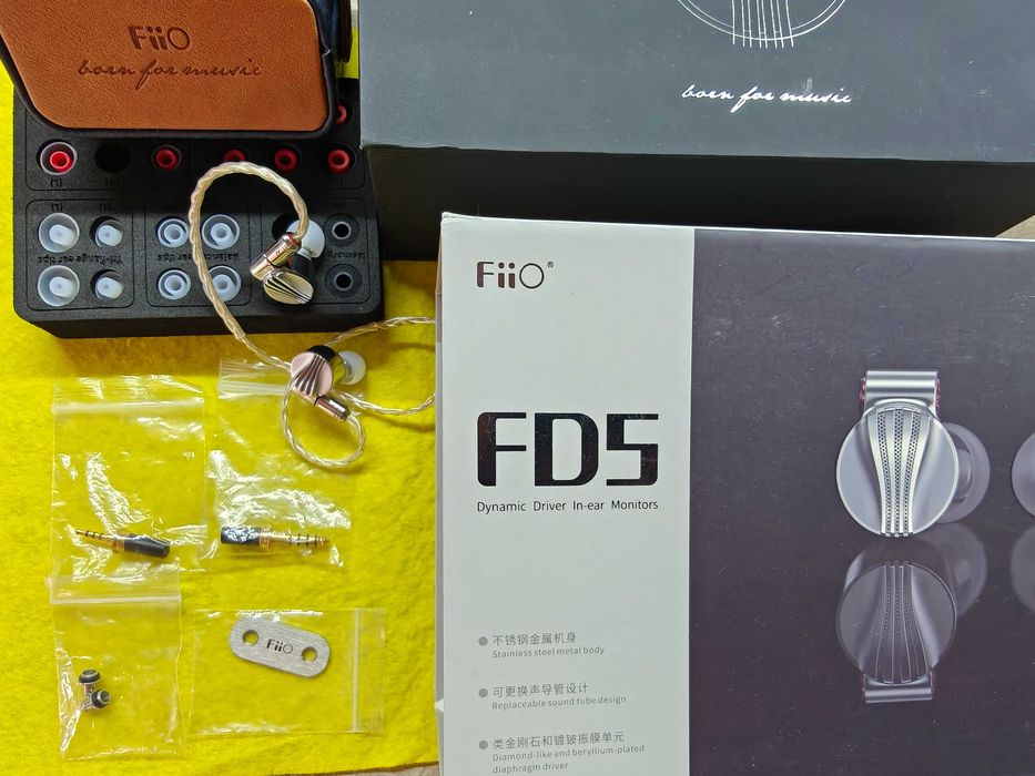 FiiO FD5 Flagship Dynamic Driver IEM | Отлично състояние | Почти пълен комплект | Hi-Fi клас