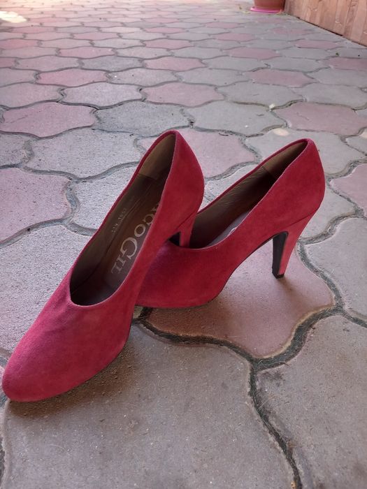 Pantofi piele întoarsă 38,5