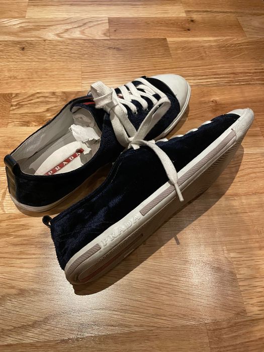 Vand tenisi Prada originali, mărime 40 bleumarin