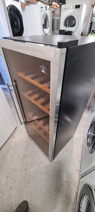 Професионален охладител за вино METRO, неръждаема стомана/стъкло, 91 б