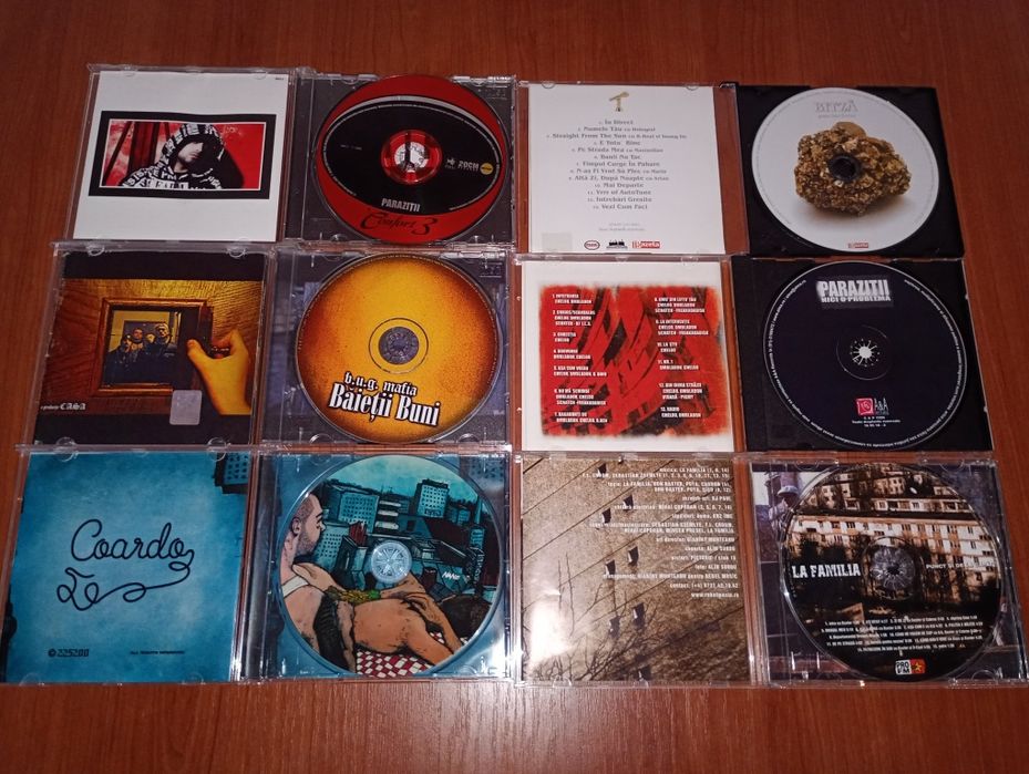Cd-uri ORIGINALE hiphop românesc - bug mafia la familia parazitii bitza -  STARE FOARTE BUNĂ