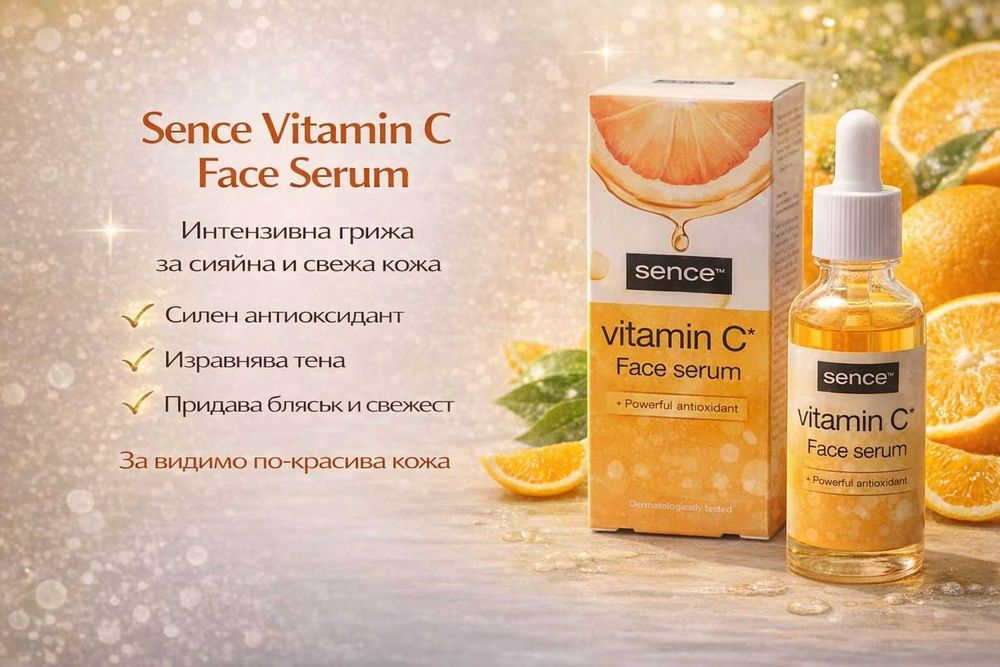 Sence Vitamin C Face Serum – сияйна и освежена кожа