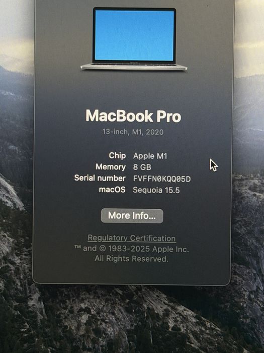 Продам MacBook Pro на M1 256