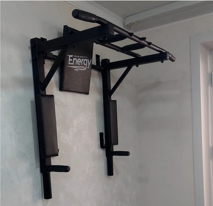 турник на стену.установка