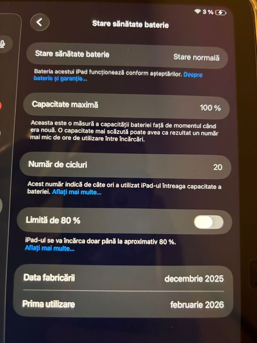 Ipad 11 A16, 128GB , Blue, impecabil