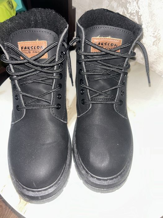 Зимние ботинки-тимберленды