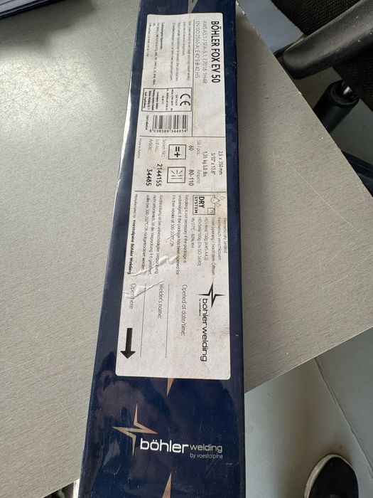 Электроды BOHLER FOX EV 50