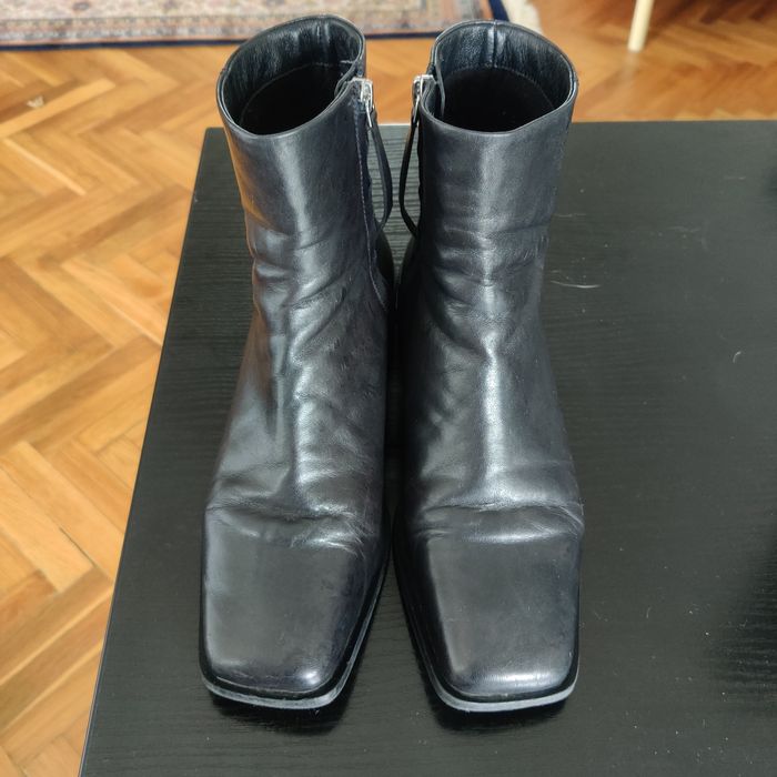 Botine de piele H&M Premium Selection