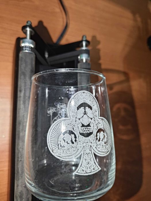 set 4 pahare cu culorile din cartile de joc