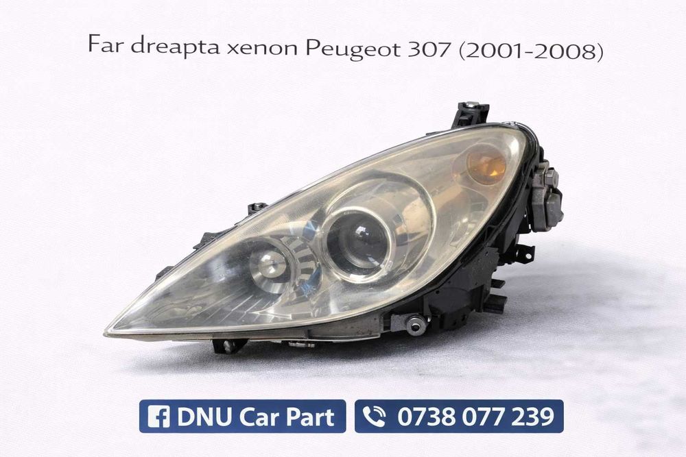 Far stanga Peugeot 307 Xenon original