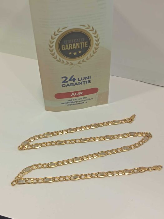 (AG41) Lant aur, 14k b6311 Certificat de garantie Ridicare din agentie