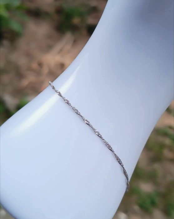 Veche bratara subtire, din argint de 925, copii