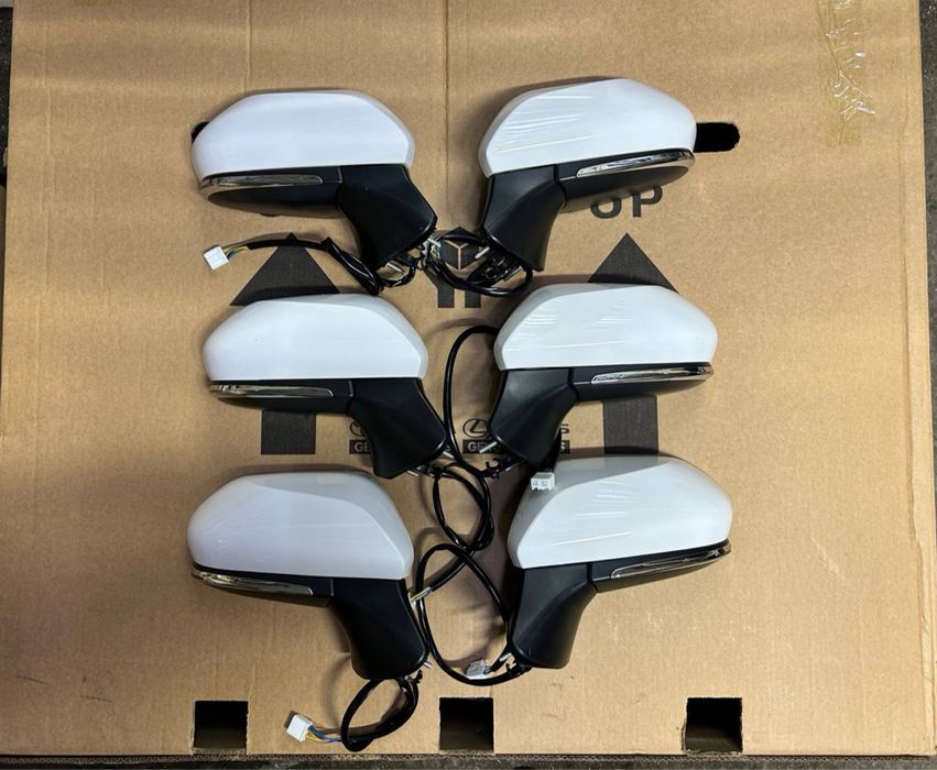 Зеркало боковое на Камри 70, 75 Евро, USA  (3, 8контакт)