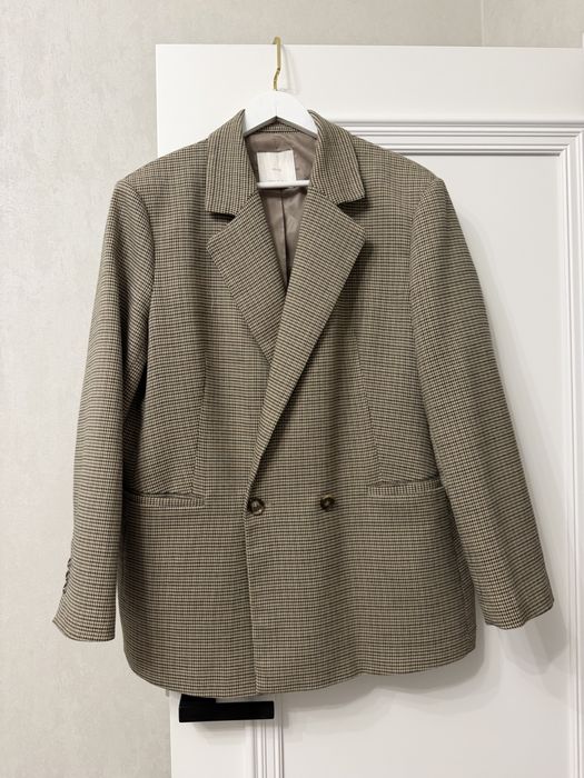 Пиджак в клетку Mango XL (50-52)