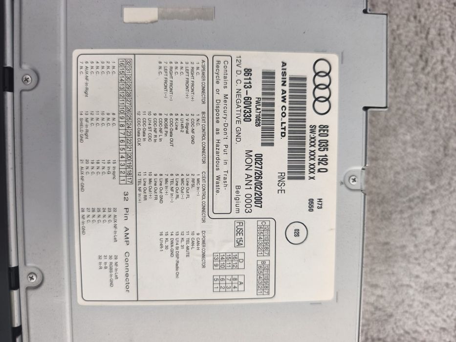 Navigație Audi Navigation Plus