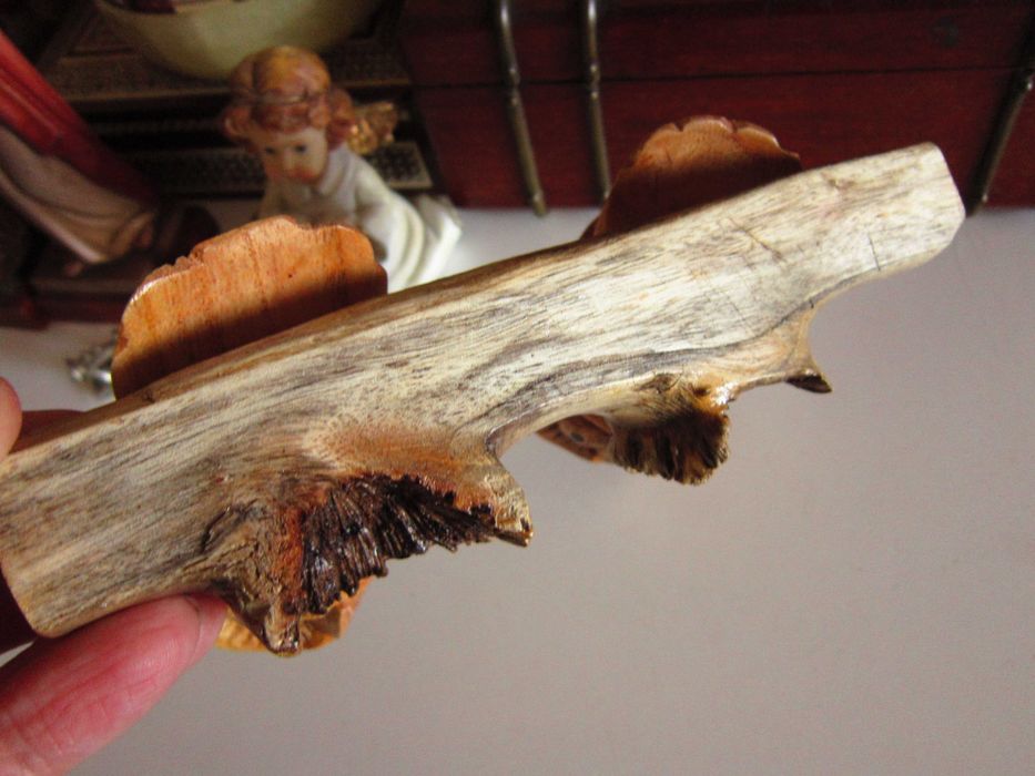 cadou rar Owl Romance -Doua Bufnite Yudi Suardi -  lemn Bali