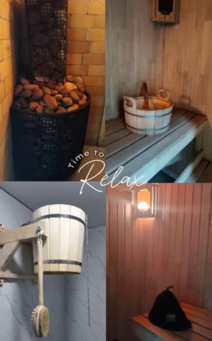 Новая баня на дровах