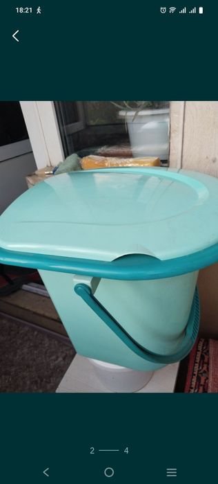 Био туалет в хорошем состоянии