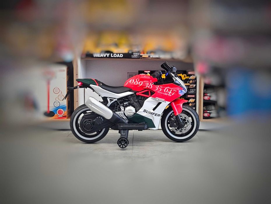 ТОП ЦЕНА!НОВО!Акумулаторен мотор Surfer с 12V батерия,мека седалка,BT