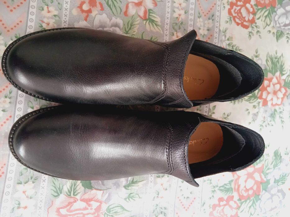 Clarks/Pepe Jeans/ N38 Нови ест.кожа боти