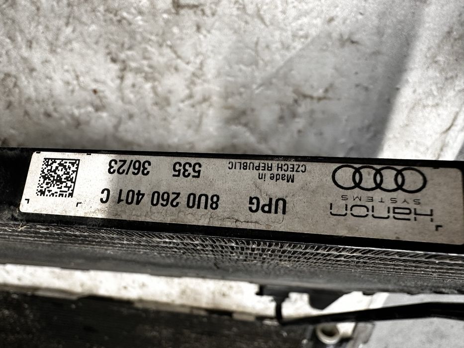 Radiator apă radiator ac audi.8U0260401.C.8k0145804.h.
