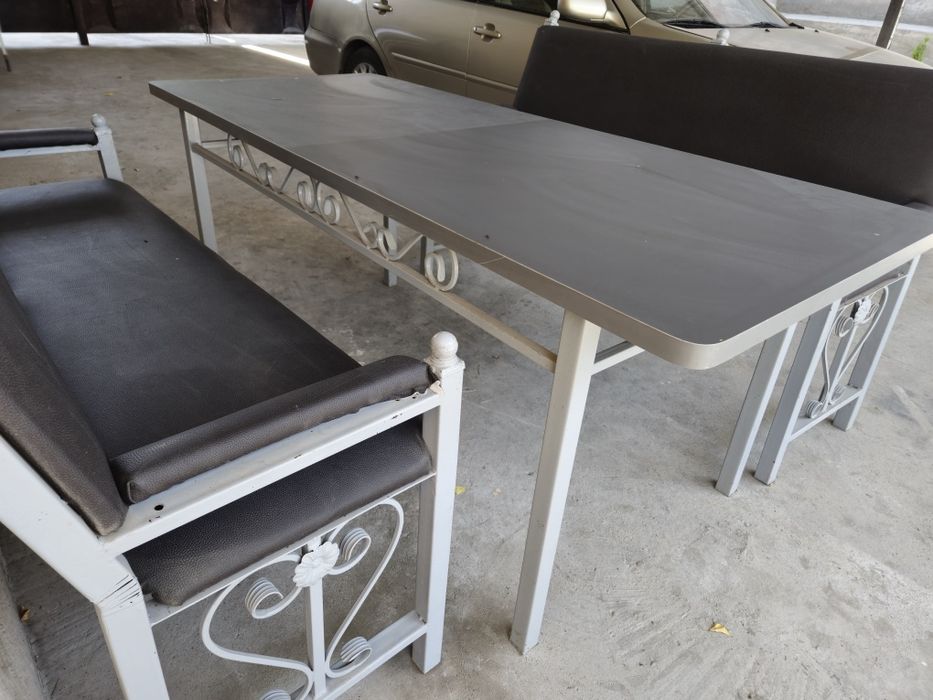 Стол скамейка / стулья