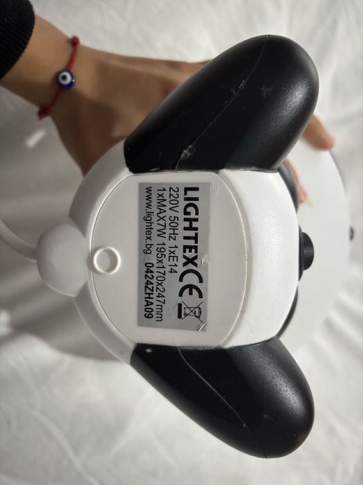 Нощна лампа във формата на панда 50 лв