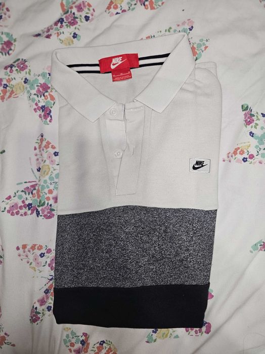 Мъжка тениска с яка nike размер м