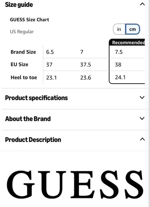 Кеды guess женские ориг